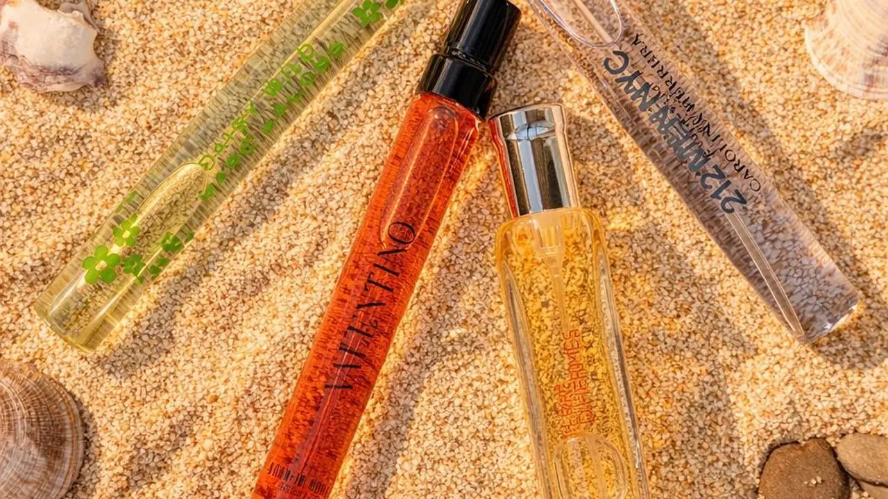 Pocket perfume collection Carolina Herrera Valentino Hermes at The Scent Stories