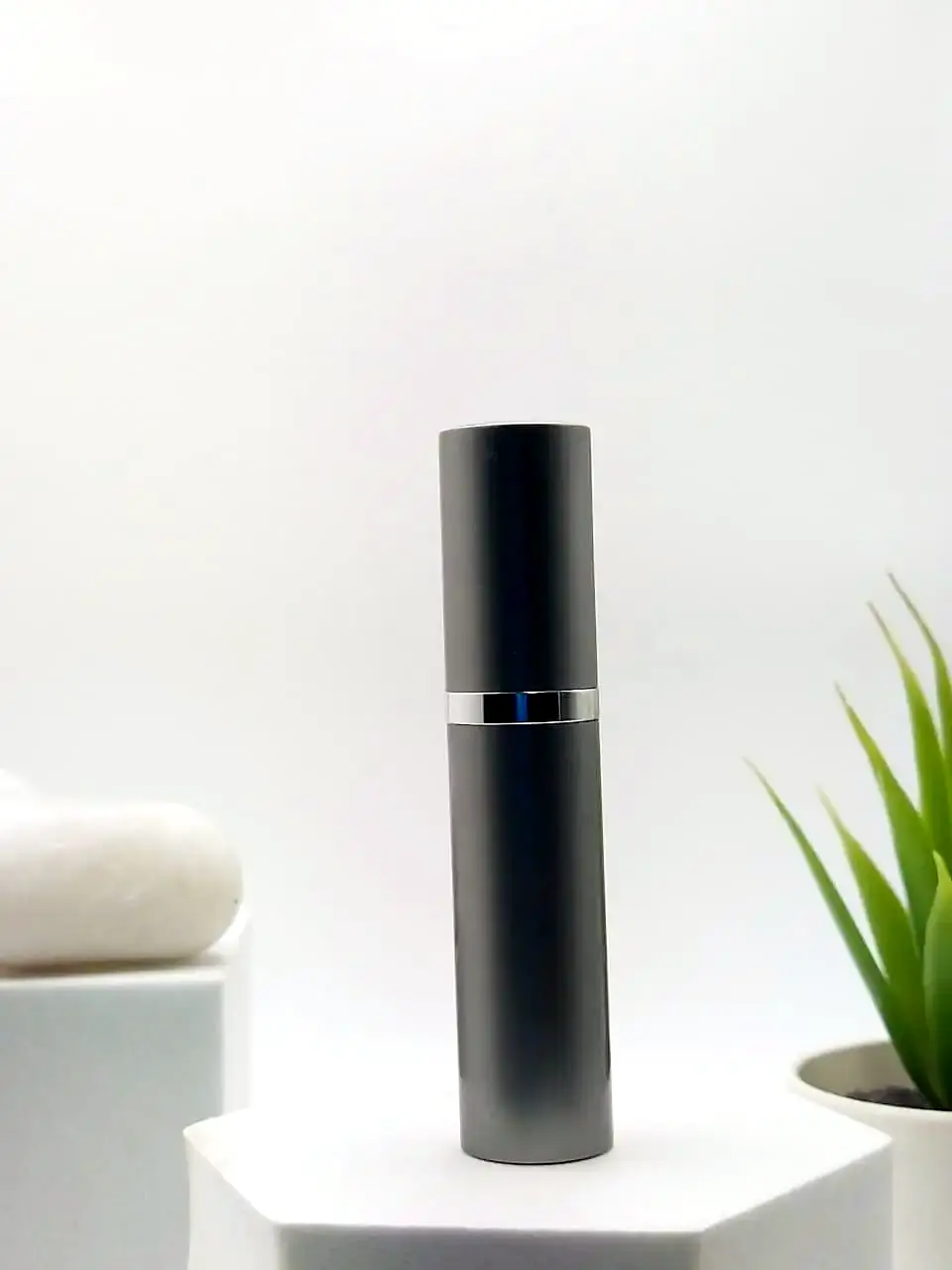 Travel Atomizer 5 ml Grey Colour With Bottom Refill