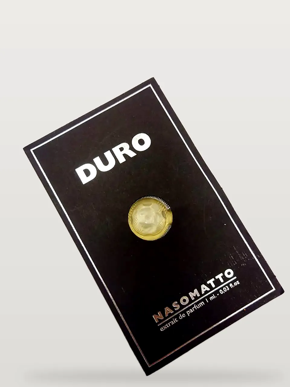 [8717774841013] Nasomatto Duro Extrait De Parfum 1 ml Official Sample