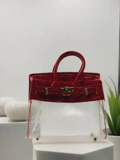[20251216039] Red Clear Mini Bag