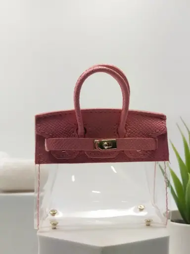 [20251216040] Pink Clear Mini Bag