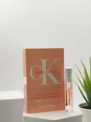 [3616307204590] Calvin Klein Sheer Peach 1.2 ML Official Sample