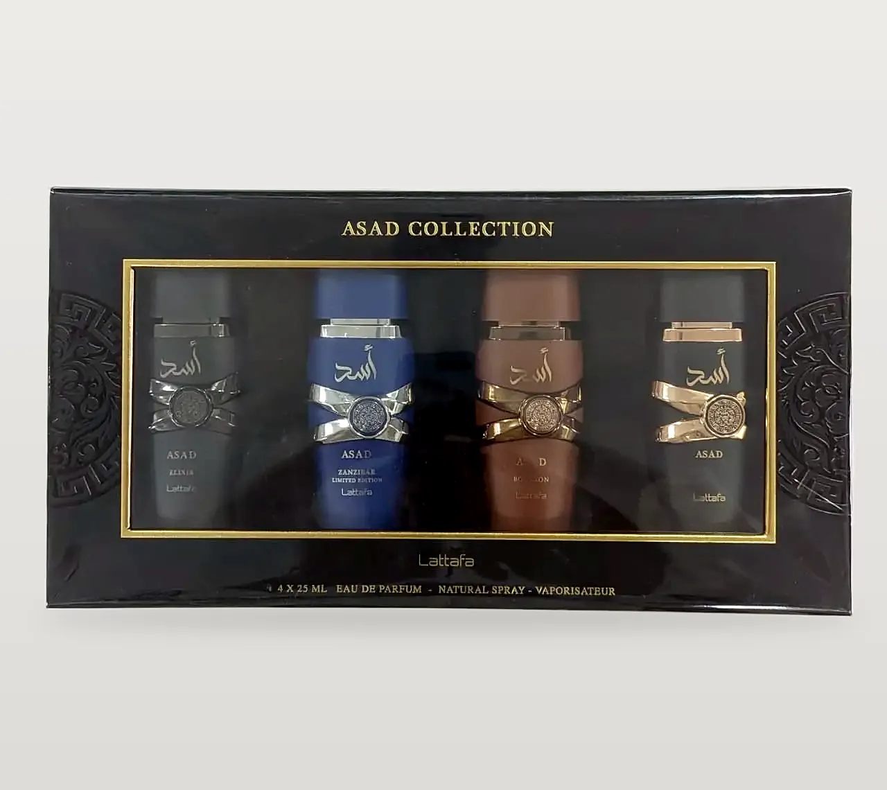 [6298043160186] Lattafa Asad Collection EDP 4x25 ml