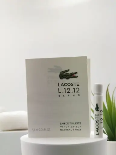 [3386460149990] Lacoste L.12.12 Blanc EDT 1.2 ml Official Sample